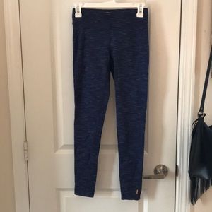 Lucy Full-Length Royal Blue Printed Hatha Legging